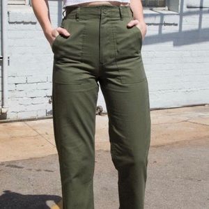 NEW {Brandy Melville} Army Green Jane Pants
